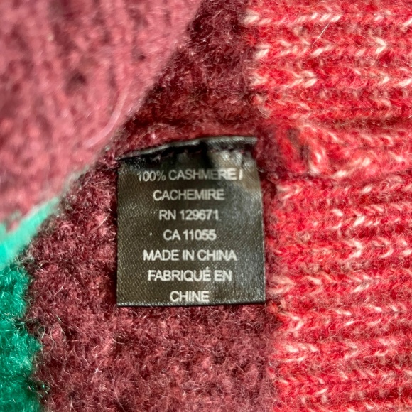360 CASHMERE Ashley Open Knit Multi Colored Sweater XS - Picture 6 of 7